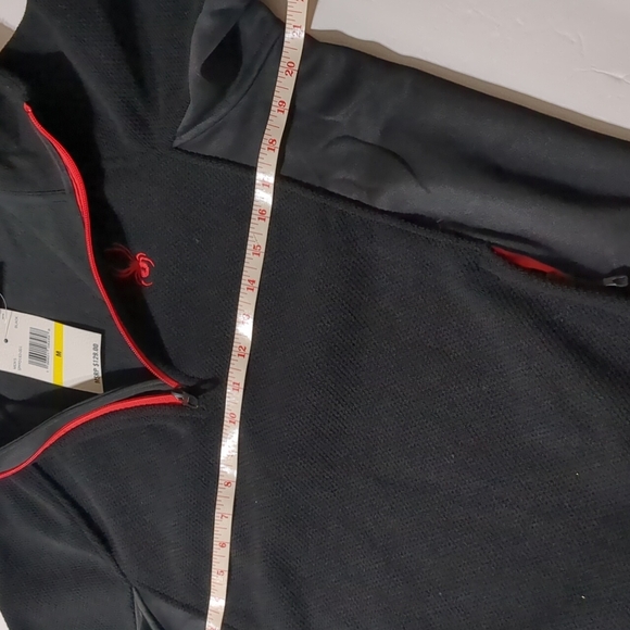 Spyder Men's Boundless Half-Zip Pullover With Hooded size Medium Jacket - Picture 7 of 10